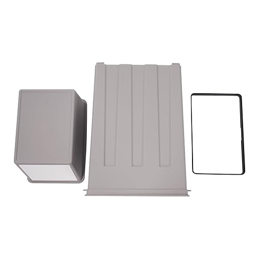 Eypkaol 8 Gallon Trash Can with Lid, 30L Large Capacity Slim Garbage Cans, Space Saving Slim Profile & Easy Bag Removal Narrow Trashes Bin for Kitchen, Home, Office