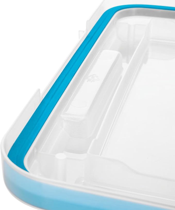 Sterilite 18-Pack Gasket Box, Weather-Resistant Storage Bins with Latching Lids, 7.5 Quart - Heavy-Duty Organizing Containers for Closet, Bathroom, and Office