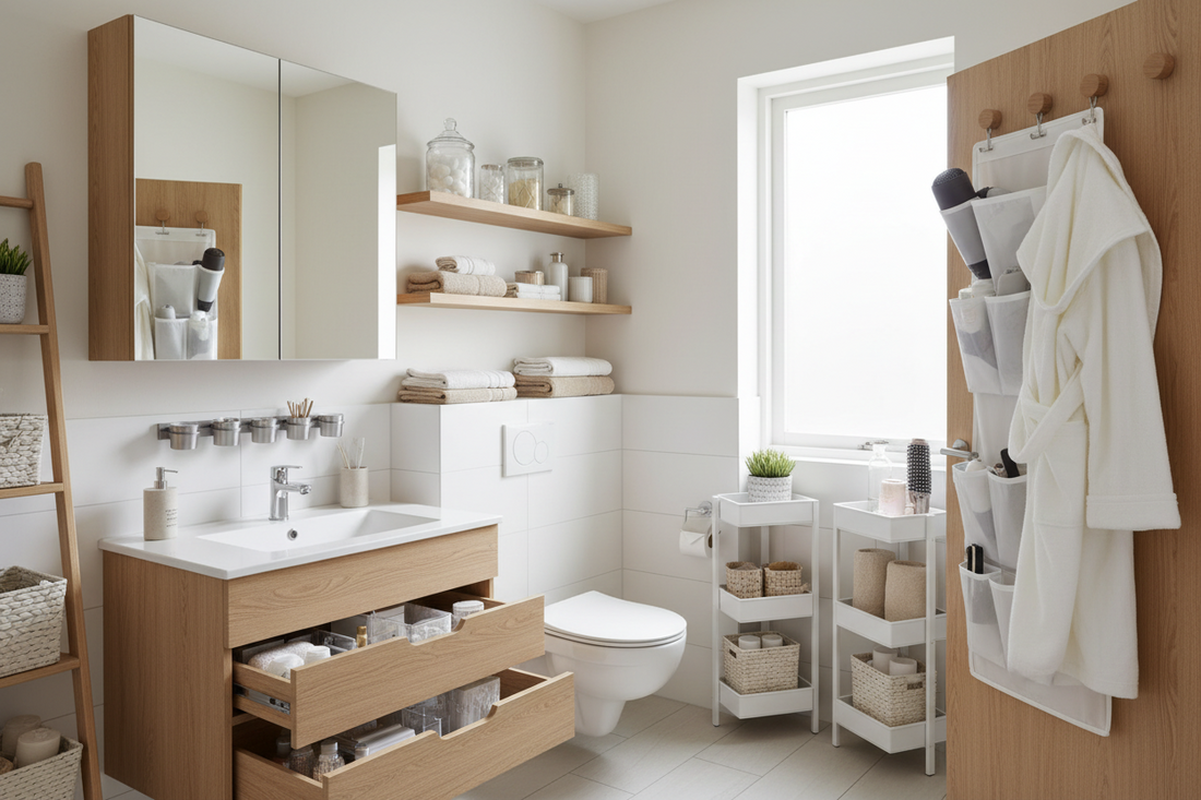 15 Bathroom Storage Solutions for Small Spaces That Maximize Every Inch