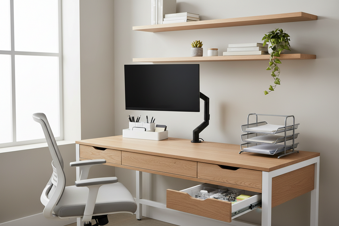 Home Office Organization: Desk Storage Ideas for Productivity