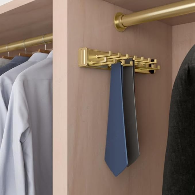 Kitchen Inventions Wardrobe Closet Tie Rack - Thumbnail 2