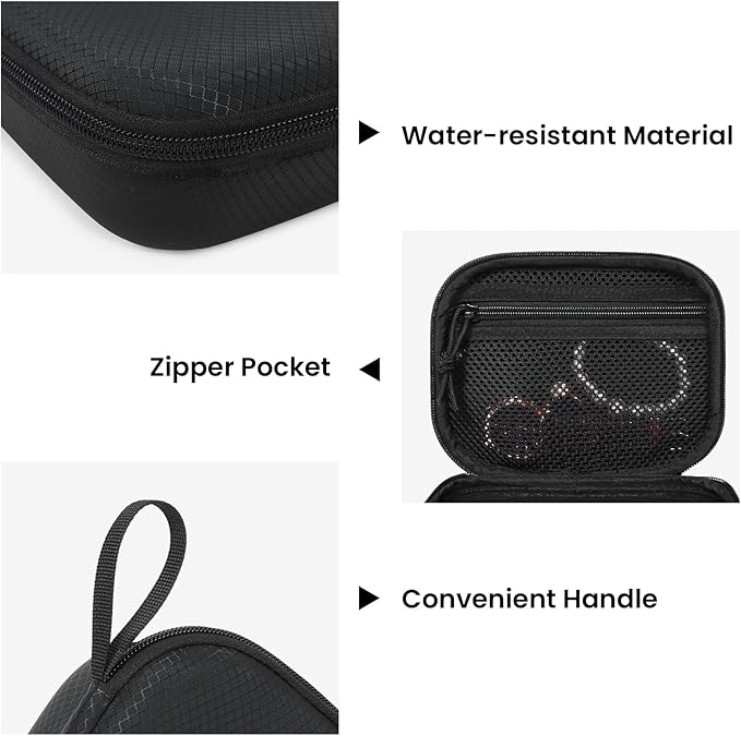 WOMACO Travel Sunglass Organizer, Hard Shell Sunglasses Case, Portable Multiple Glasses Storage Case for Women Men